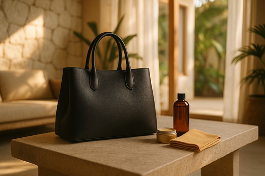 nettoyer sac à main en cuir avec douceur