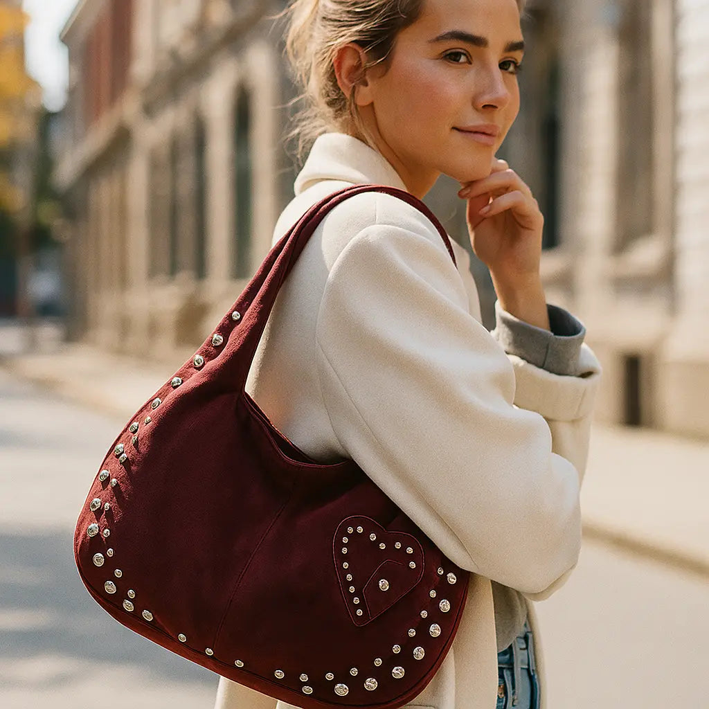 ELOA | Sac à Main Daim Vintage – Élégance bohème Saclya