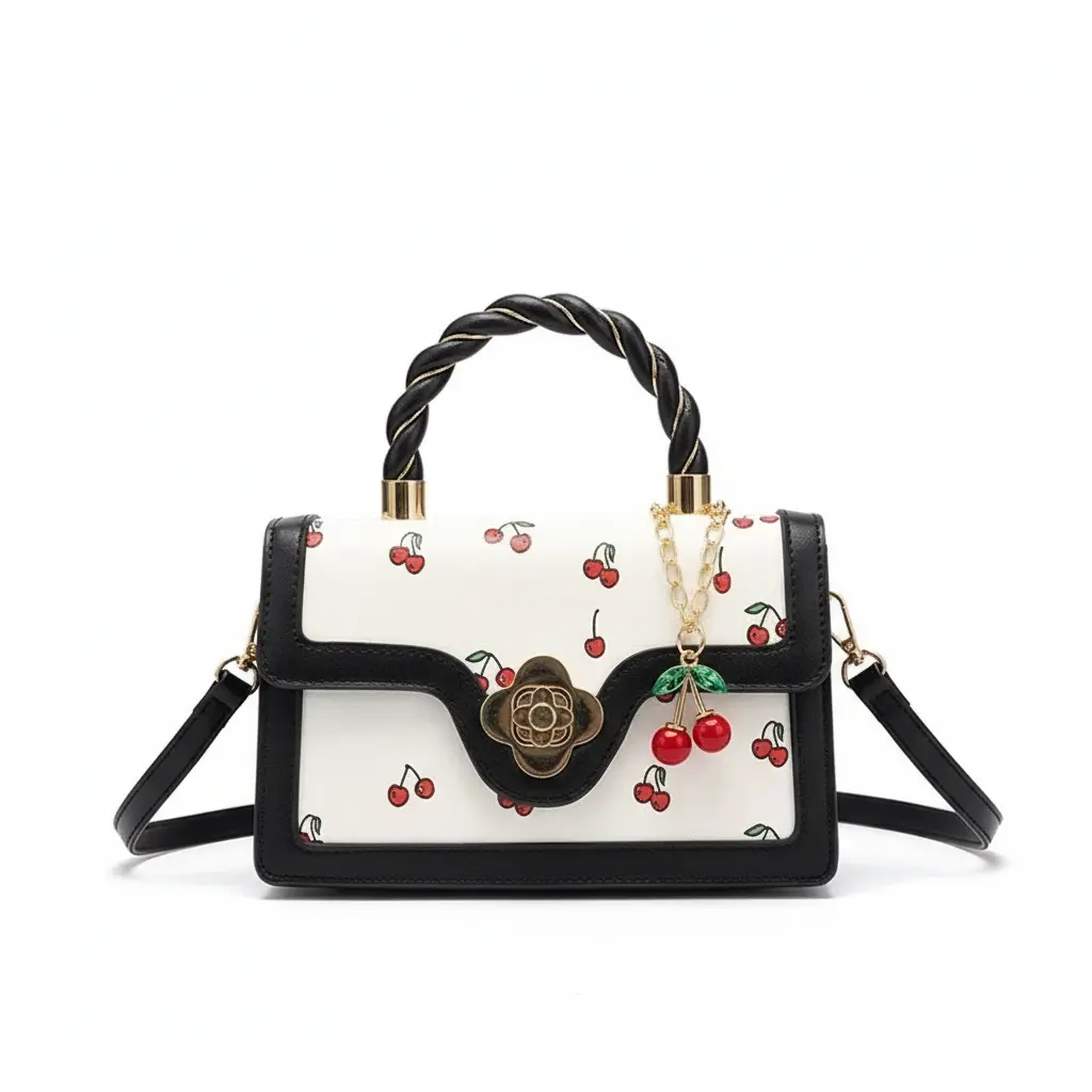 Sac à main cerise | LYA Saclya