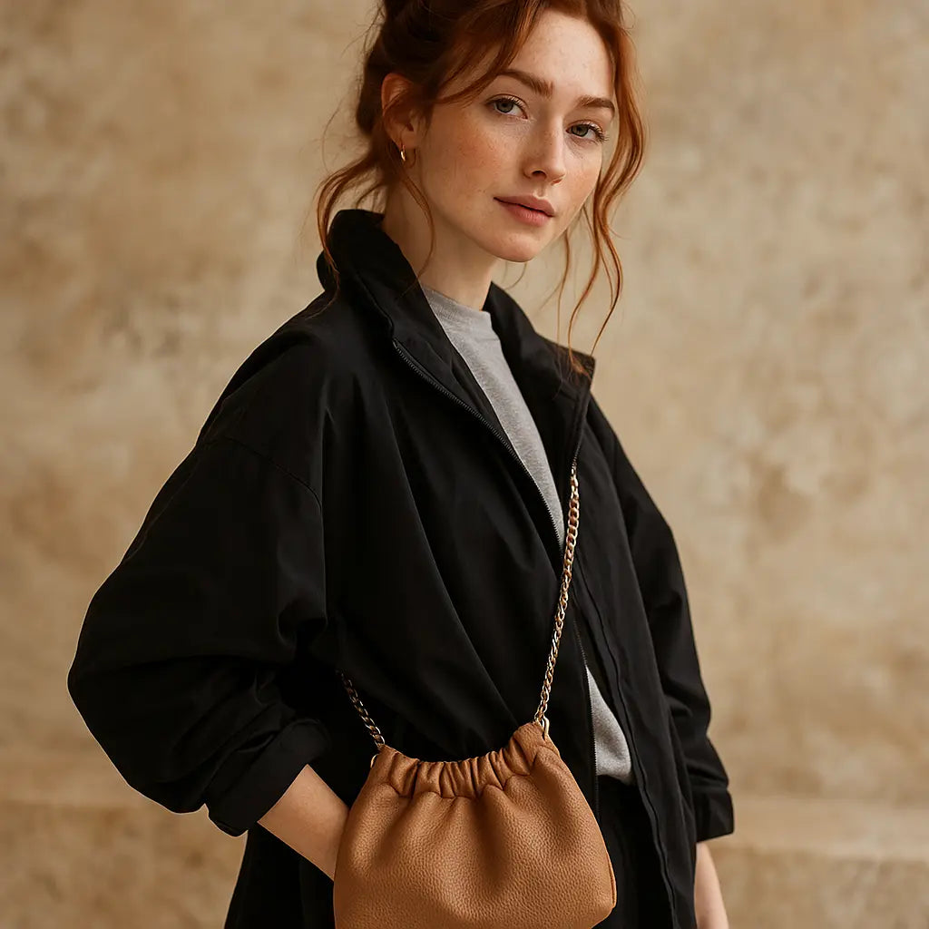 LILA | Petit Sac à Main en Cuir – Petite Pochette Chic Saclya