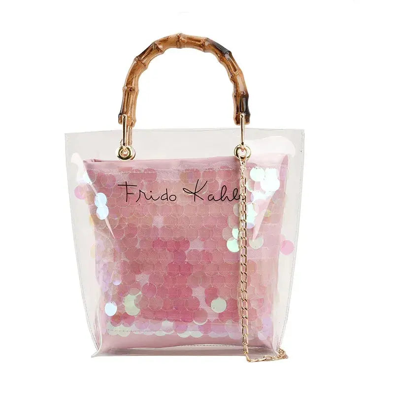 MAYA | Tote Bag Transparent – Élégance d’Été Saclya
