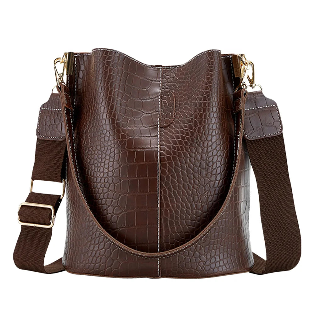 Sac à main bandoulière vintage GABIE couleur marron | SACLYA