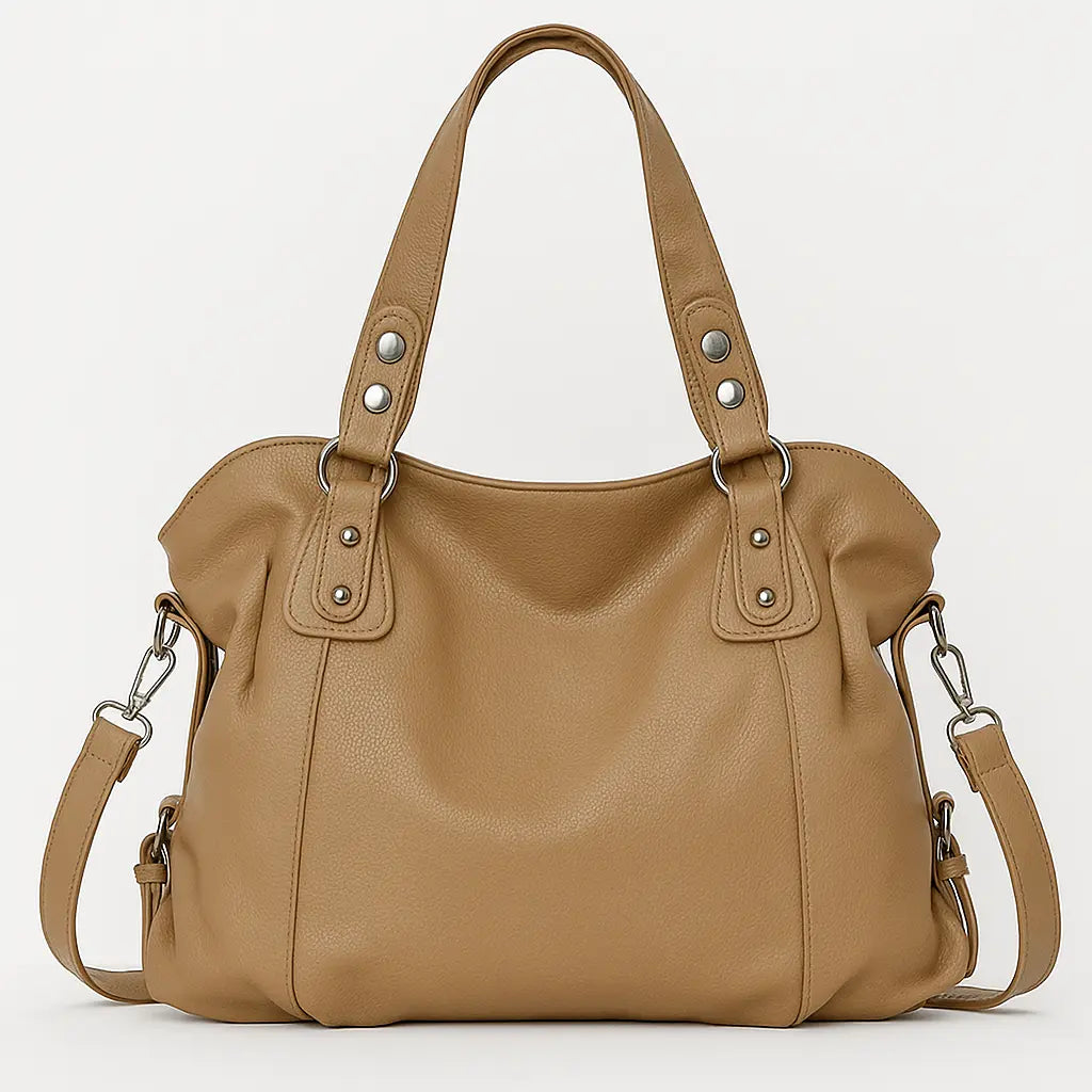 EDNA | Sac à Main Cuir Vintage – Élégance Rétro et Praticité