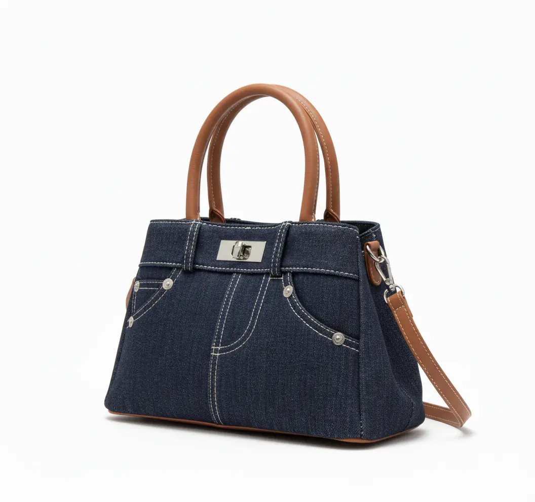 Sac Baguette en Jean | MARIA Saclya