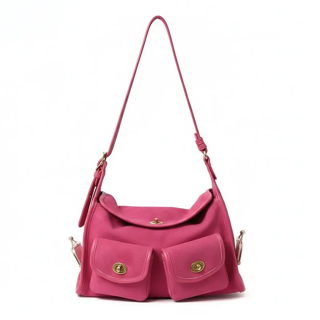 Sac Bandoulière Daim | ATHENA Saclya