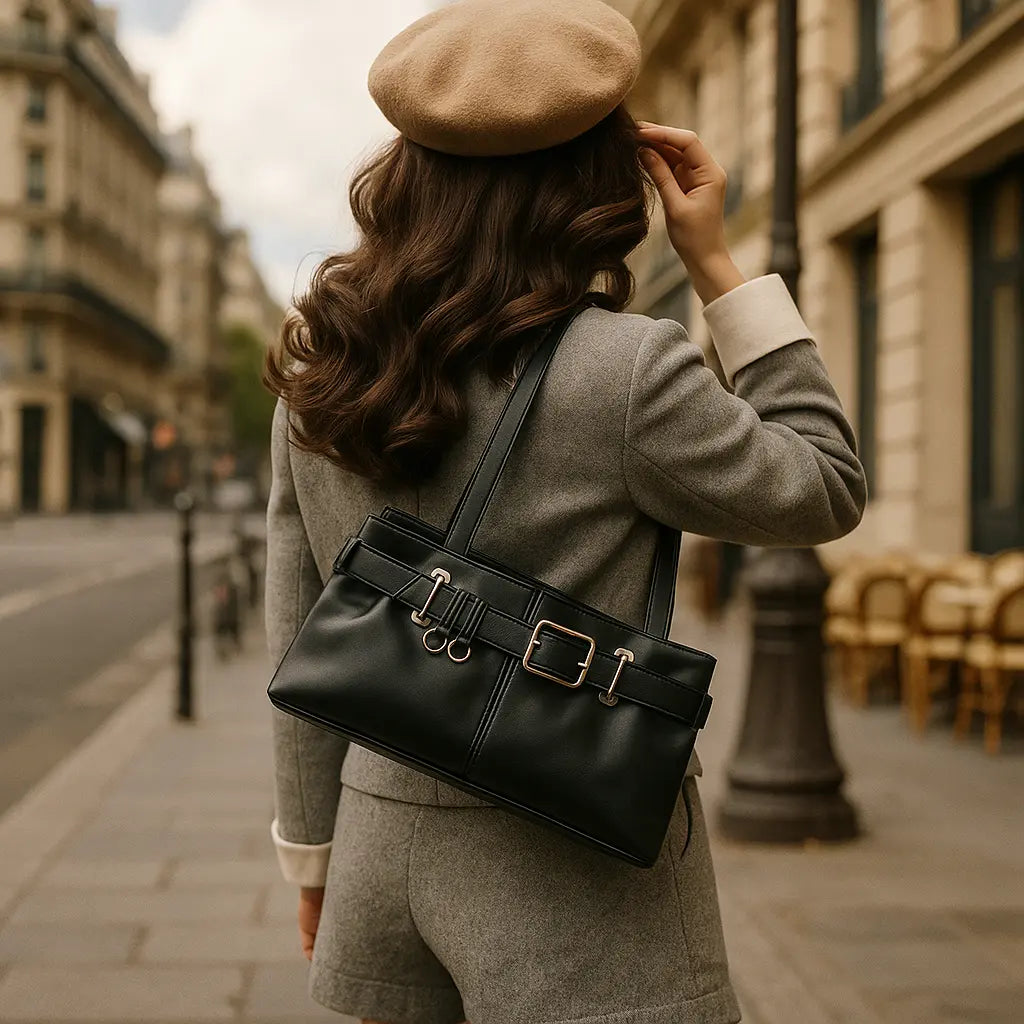 CLÉA | Sac à Main Baguette Rétro Saclya