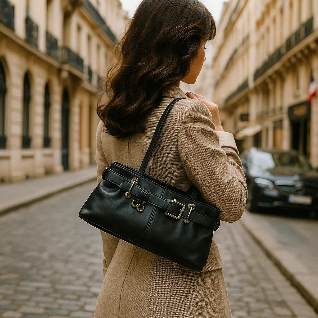 CLÉA | Sac à Main Baguette Rétro Saclya