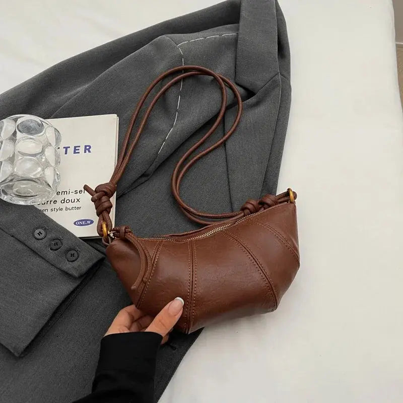 ALBA | Sac à Main Bandoulière en Cuir – Petit Sac Élégant Saclya