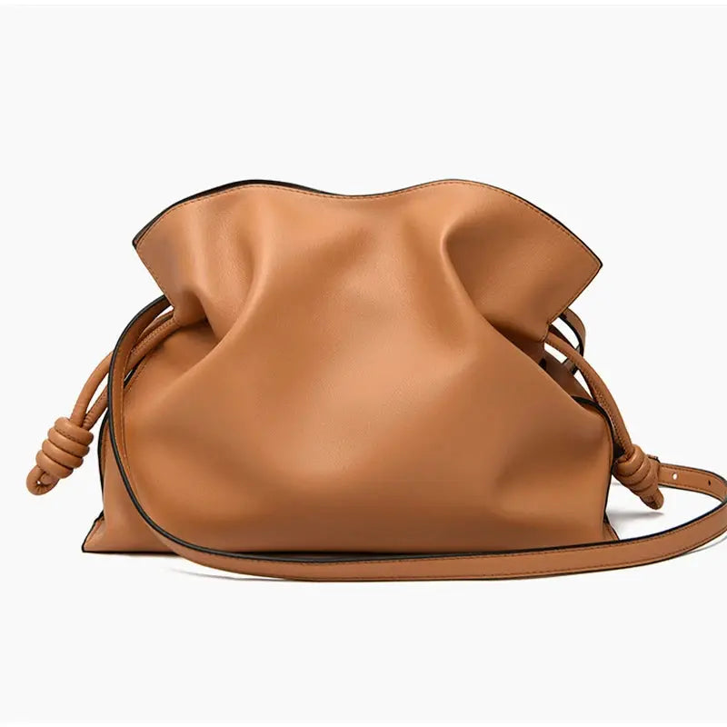 LIVIA | Sac à Cordon en Cuir – Petit Sac Bandoulière Chic Saclya