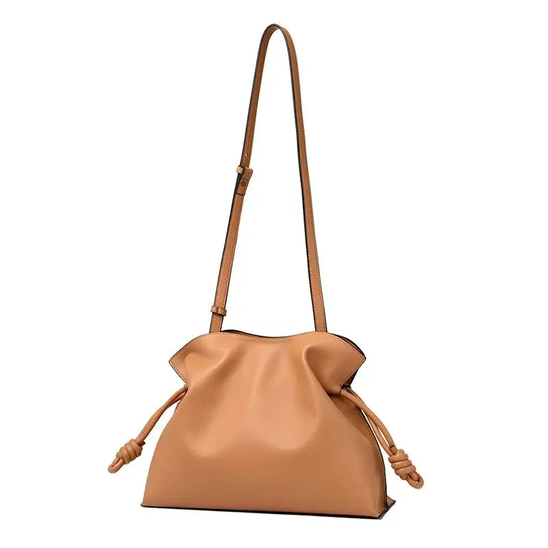 LIVIA | Sac à Cordon en Cuir – Petit Sac Bandoulière Chic Saclya