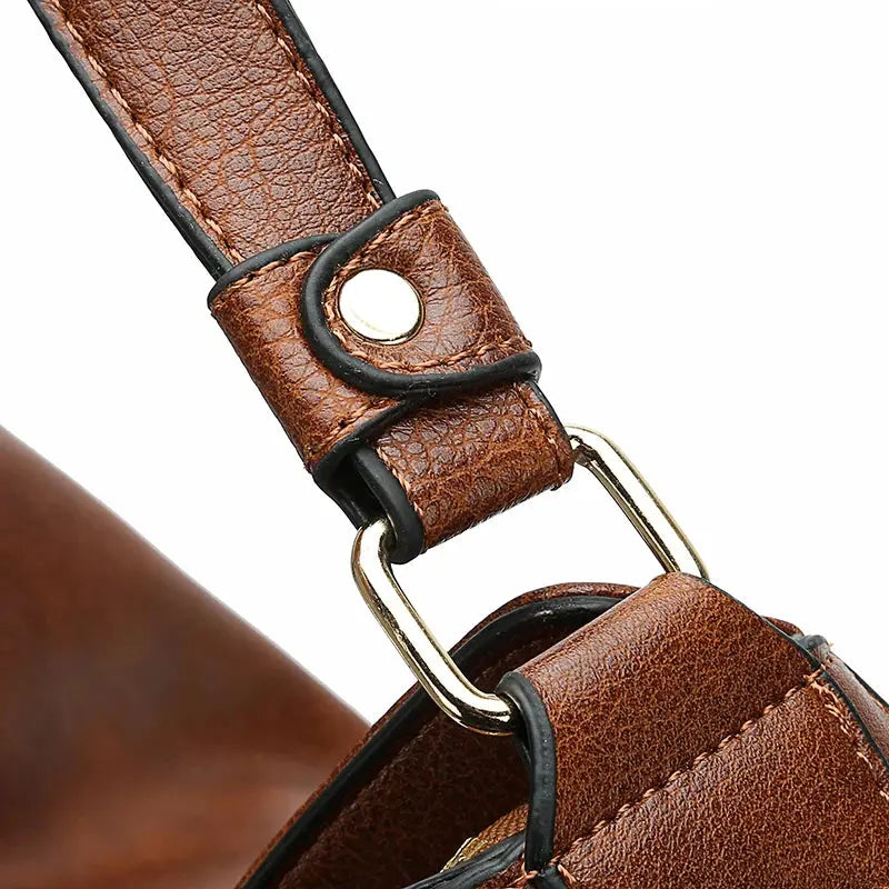 ÉLISE – Sac Hobo en Cuir pour Femme, Grand Sac Bandoulière Vintage et Élégant Saclya