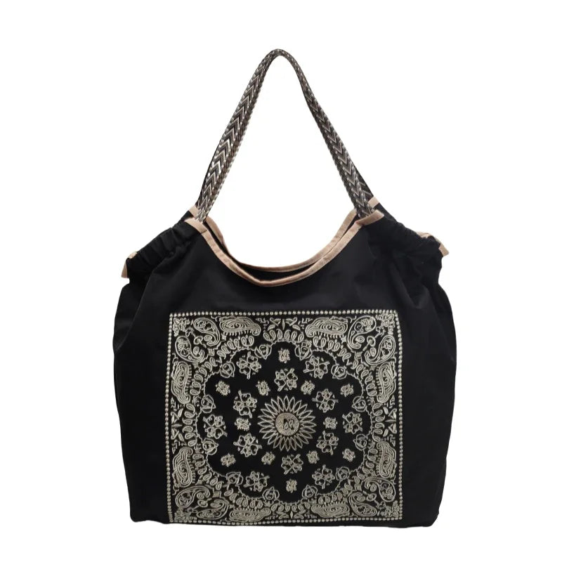 MAËLINE | Tote Bag Mandala – Bohème et Pratique