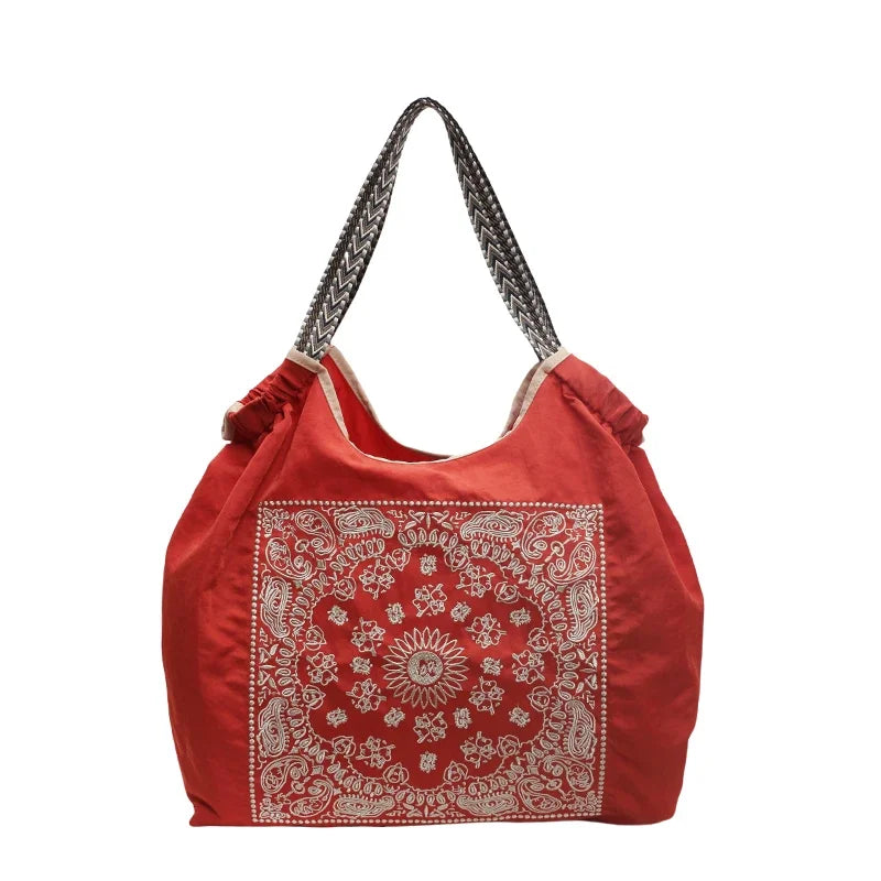 MAËLINE | Tote Bag Mandala – Bohème et Pratique