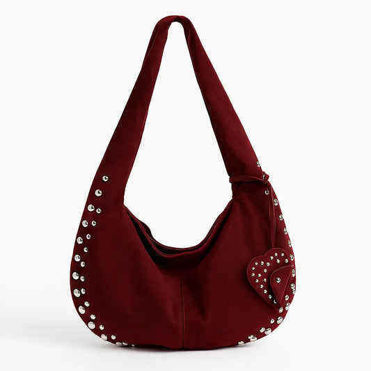 SACLYA sac à main ELOA vintage rouge