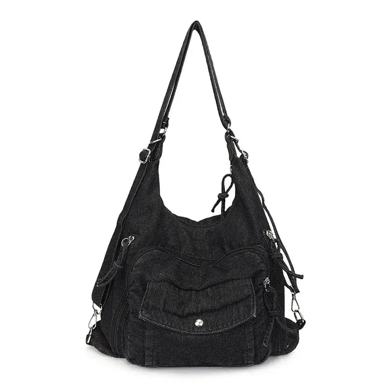Sac de cours en jean | CAPUCINE Saclya