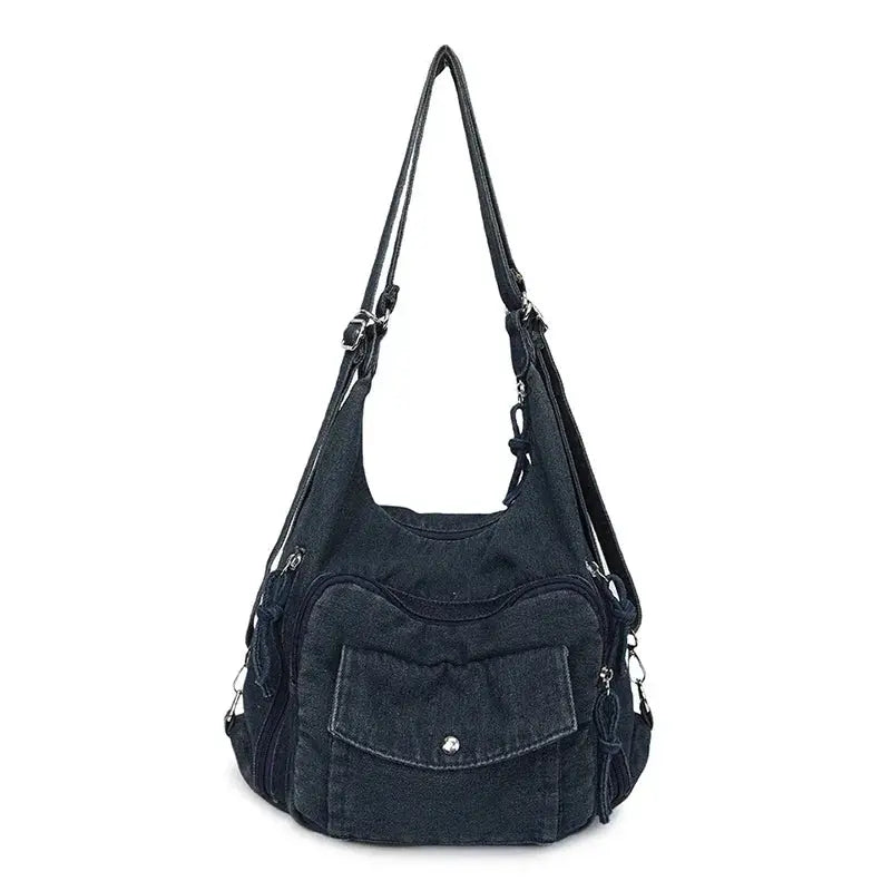 Sac de cours en jean | CAPUCINE Saclya