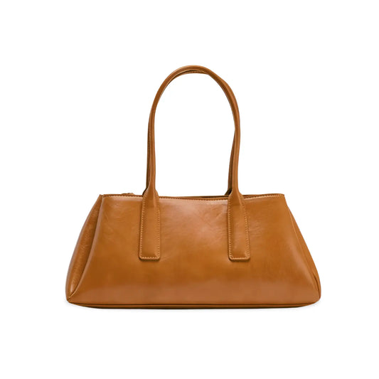 Sac baguette camel | MALIKA Saclya