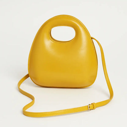 Sac rond jaune vif AVA – parfait pour une touche pop tendance
