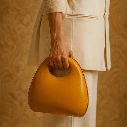 AVA | Sac à Main Rond – Style Vintage Rétro Saclya