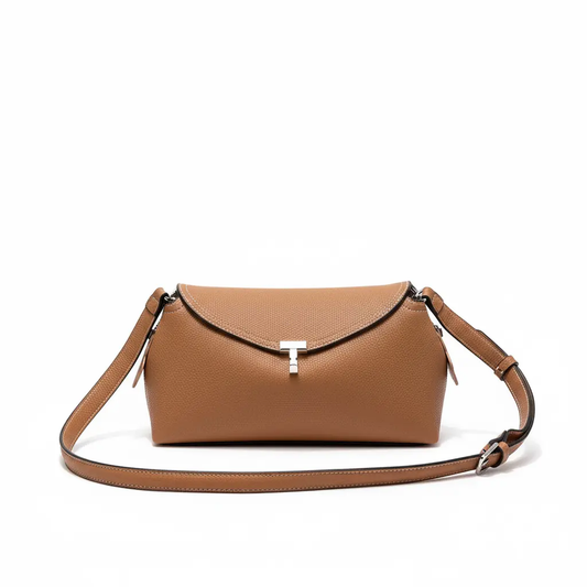 Sac à main en cuir véritable | CHARLOTTE Saclya