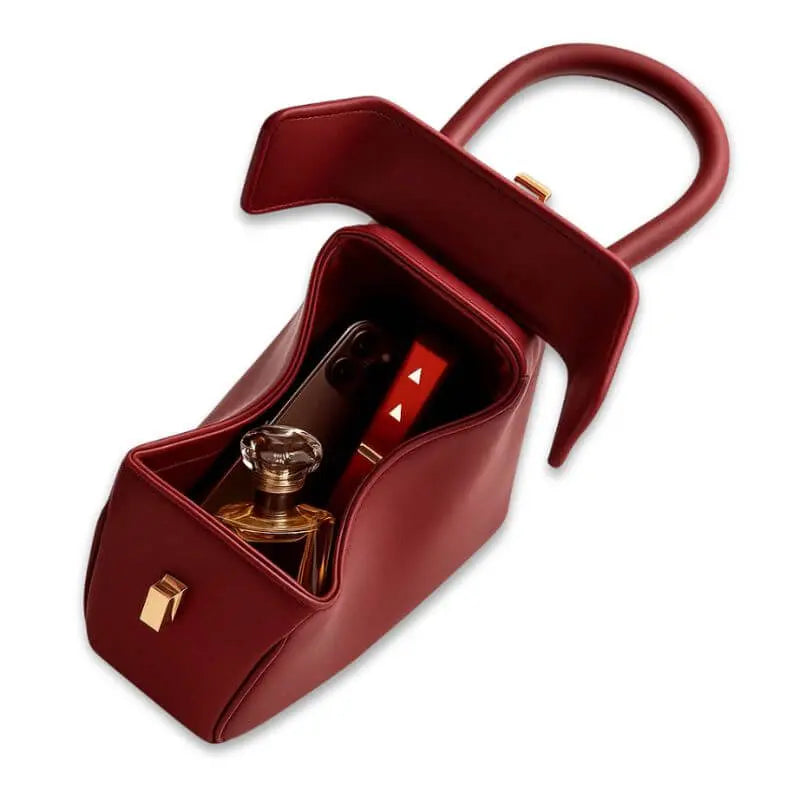 GAÏA | Sac à Main Rond Original Femme – Petit Sac en Cuir Chic Saclya
