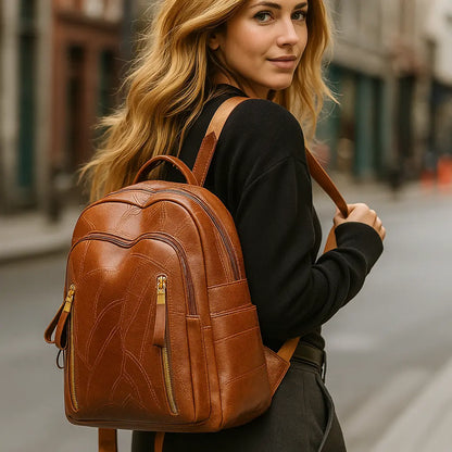 SURI | Sac à Dos Cuir Femme – Élégance et Fonctionnalité au Quotidien