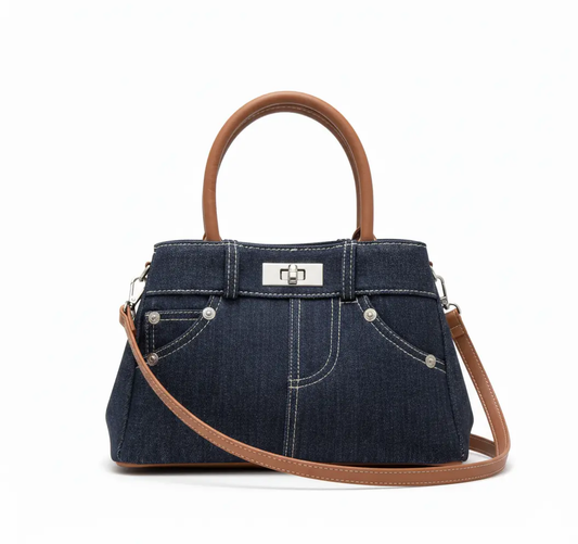 Sac Baguette en Jean | MARIA Saclya