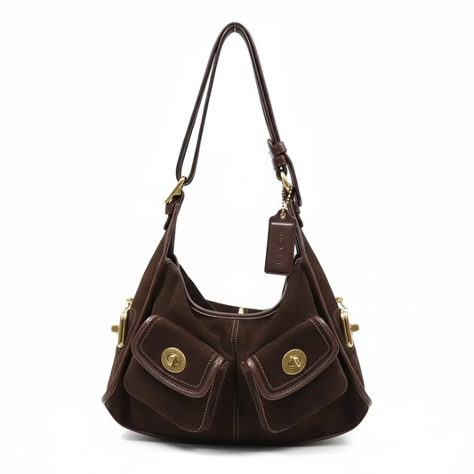 Sac Bandoulière Daim | ATHENA Saclya
