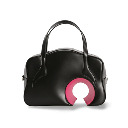 Sac à main noir bandoulière | SUZANNE Saclya