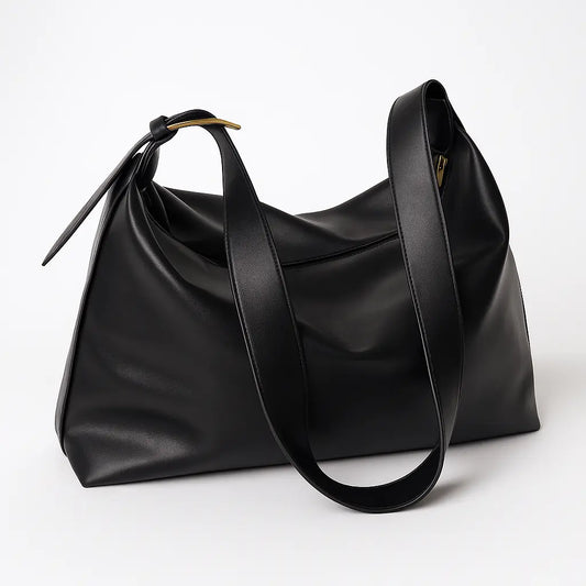 ISADORA | Sac à Main Bandoulière Cuir Souple – Sac Vintage Année 80 Saclya