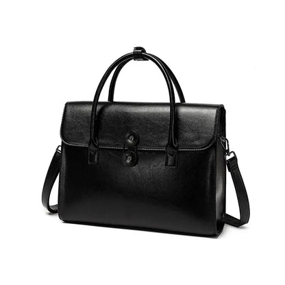 ÉLINA | Sacoche Ordinateur Femme en Cuir Élégante