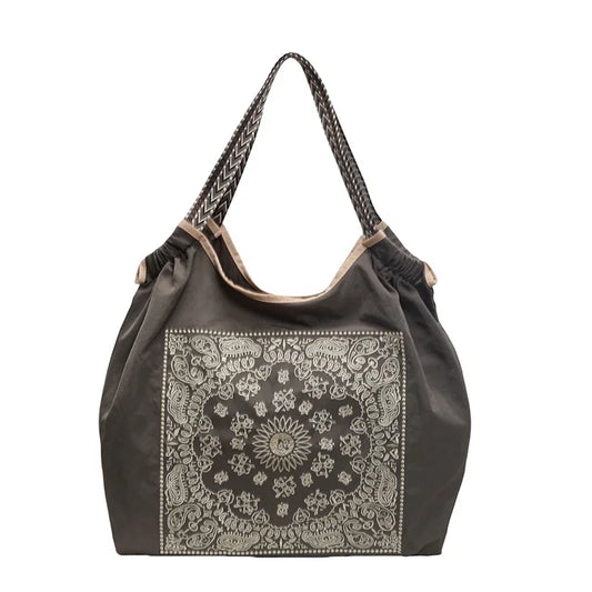 MAËLINE | Tote Bag Mandala – Bohème et Pratique