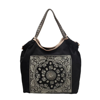 MAËLINE | Tote Bag Mandala – Bohème et Pratique